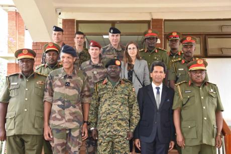 Force Commander of the French Forces Stationed in Djibouti Pays Courtesy Visit to UPDF