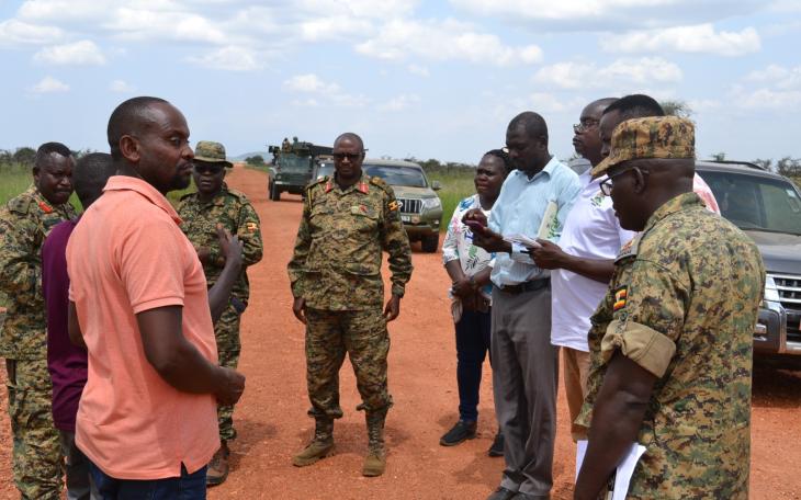 Stakeholders Assess Construction Of  Security Roads in Karamoja Sub-region.