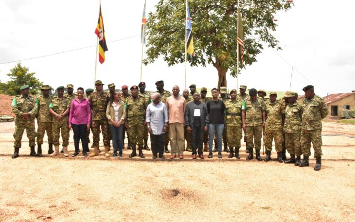 UPDF EACRF Contingent Engages International Researcher on Management of Children in Armed Conflict