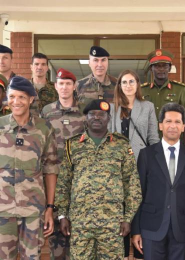 Force Commander of the French Forces Stationed in Djibouti Pays Courtesy Visit to UPDF